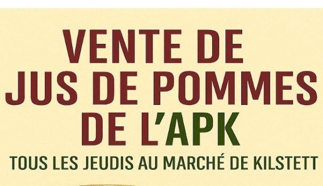 Vente de jus de pommes