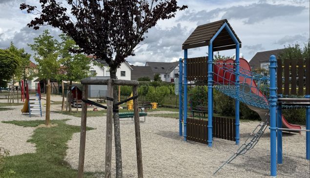 Réouverture de l'aire de jeux rue de l'école