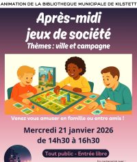 Après-midi jeux de société à la BMK !