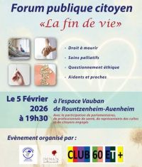 Forum public citoyen - La fin de vie