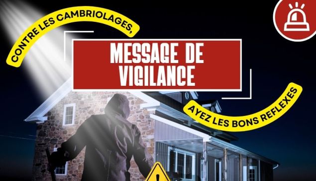 Message de vigilance – Commune
